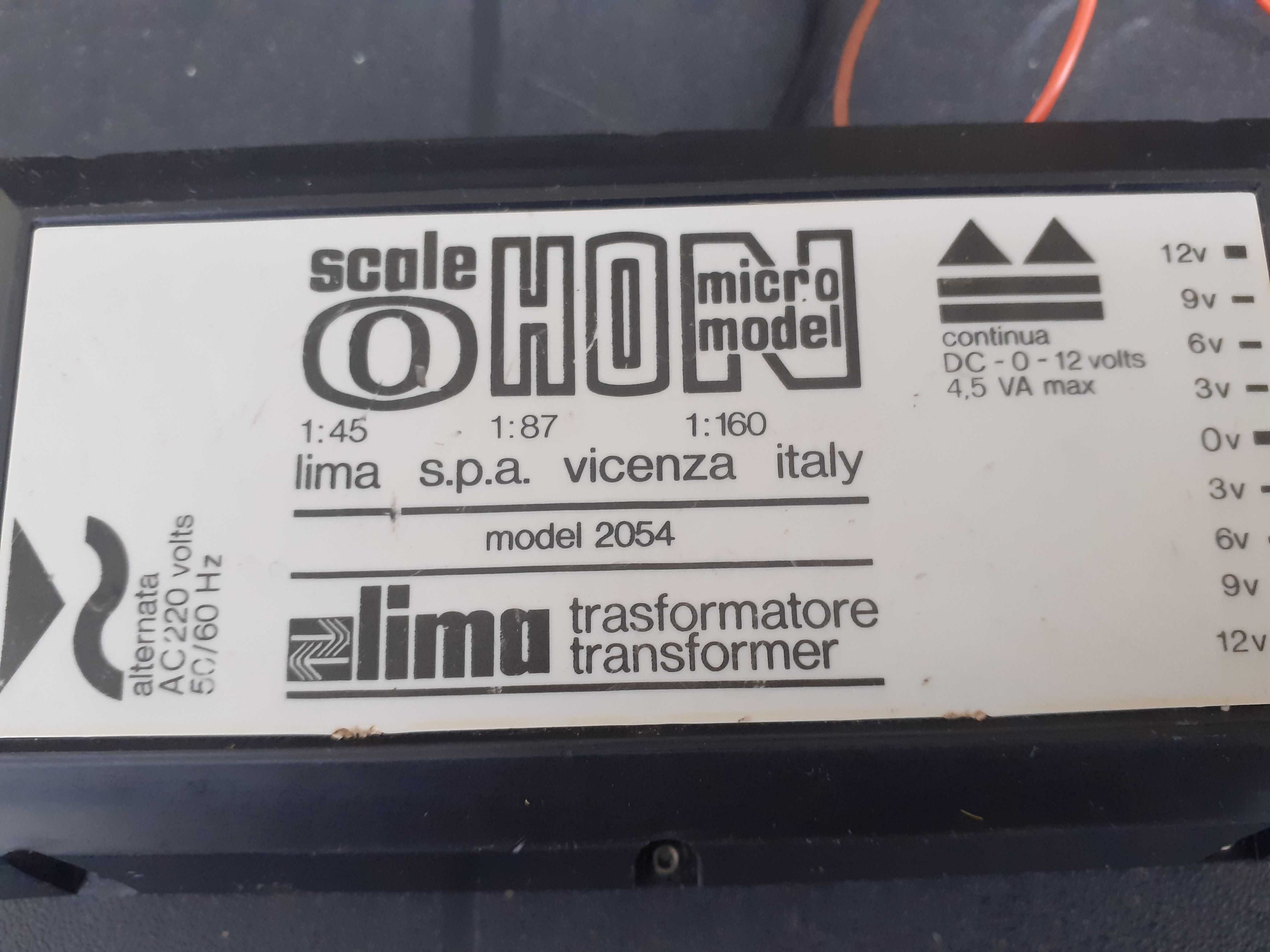 Pista comboios eléctricos = transformador marca Lima