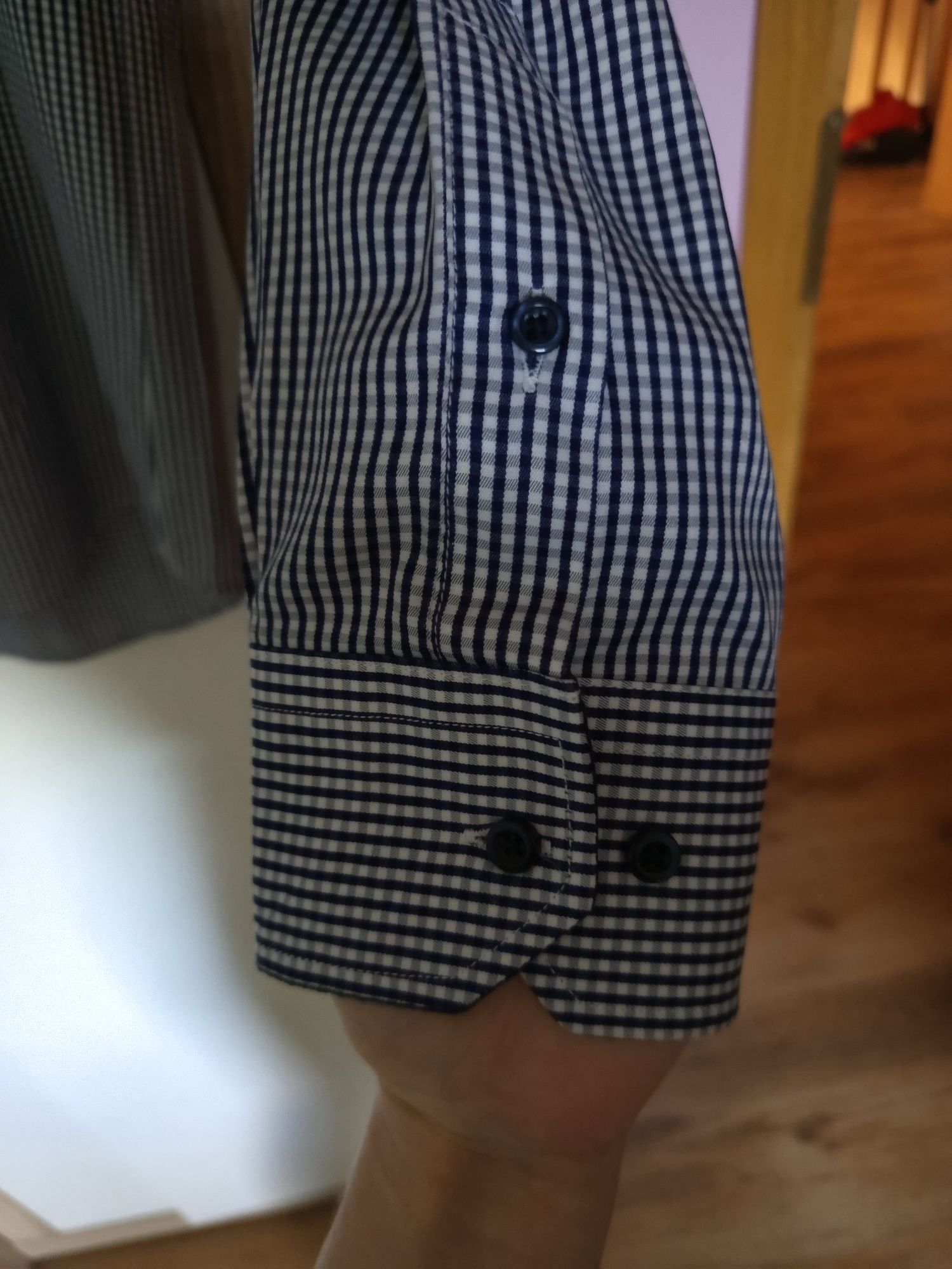 Elegancka koszula męska w kratę