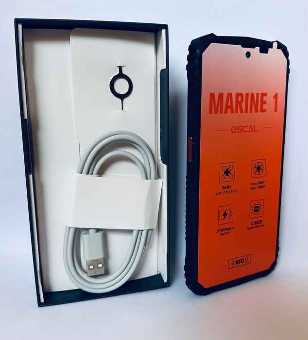 OSCAL Marine 1 – Novo / 128GB / 4GB RAM / NFC / Desbloqueado