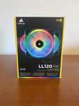 Corsair LL120 RGB PWM/ Pack x3 / iCUE / Ventoinhas PC 120mm