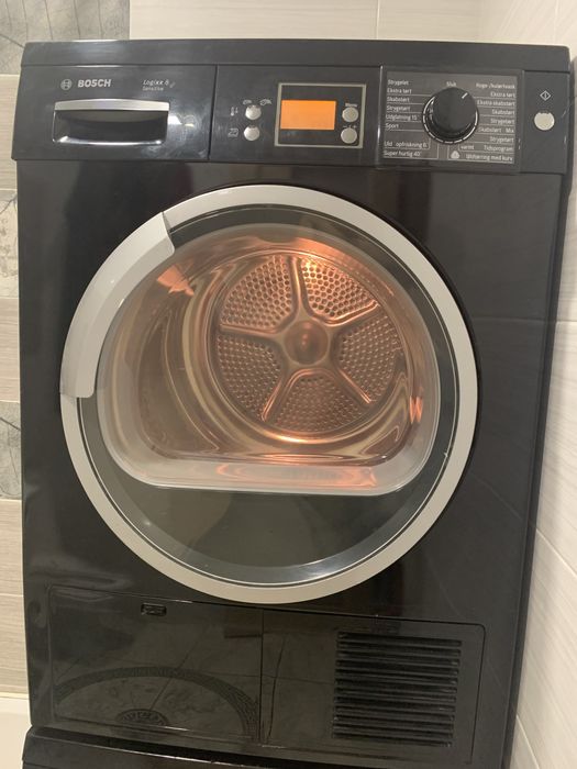 Стиральная и сушильная машина Bosch Logixx8 Sensitive Black