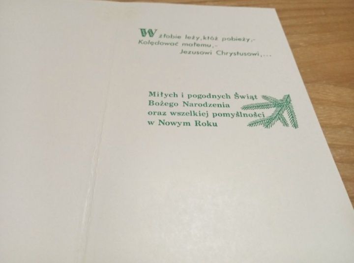 Kartki bożonarodzeniowe dewocjonalia