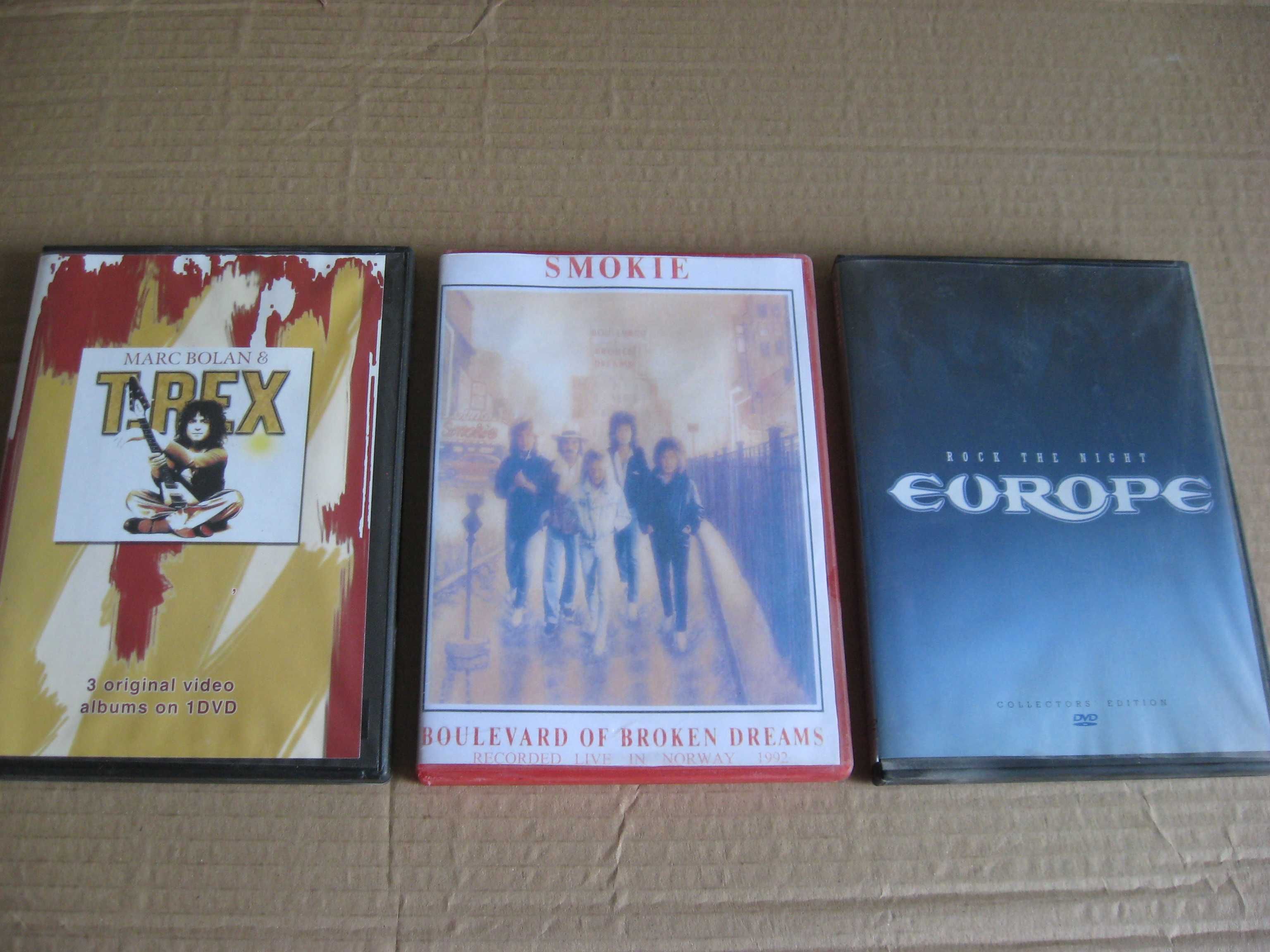 DVD коллекция группа GUNS N' ROSES,EAGLES,EUROPE,SMOKIE, ( музыка ) N4