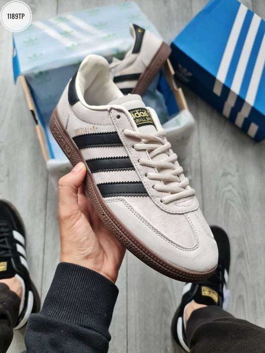 Мужские кроссовки Adidas Spezial HandBall Light Grey. 41-45