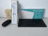 Zestaw Klawiatura bezprzewodowa + mysz bezprzewodowa + rysik do tablet