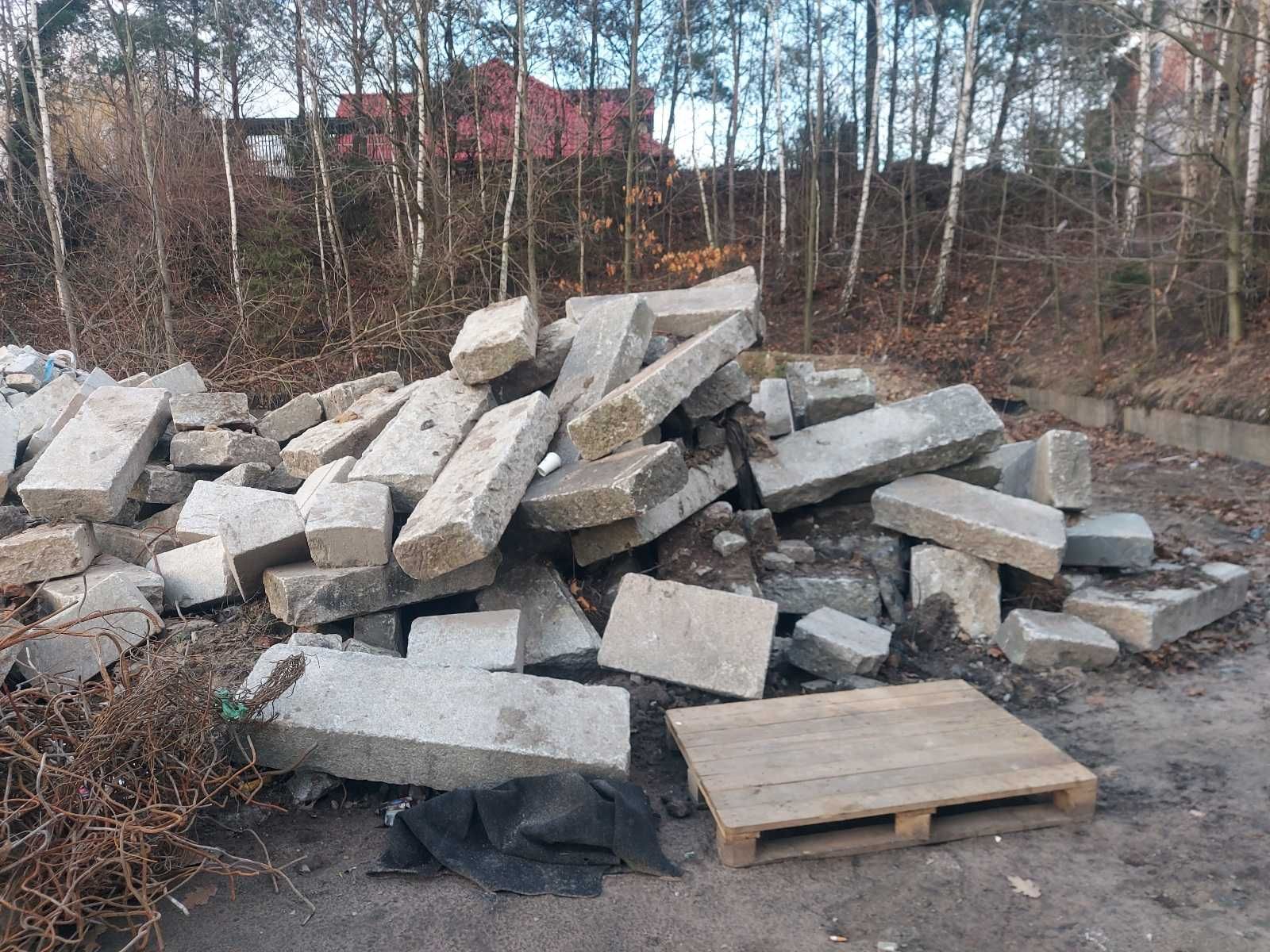 Sprzedam kostkę granitową kamień