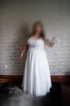 Suknia ślubna śnieżnobiała plus size 48/50/52/54
