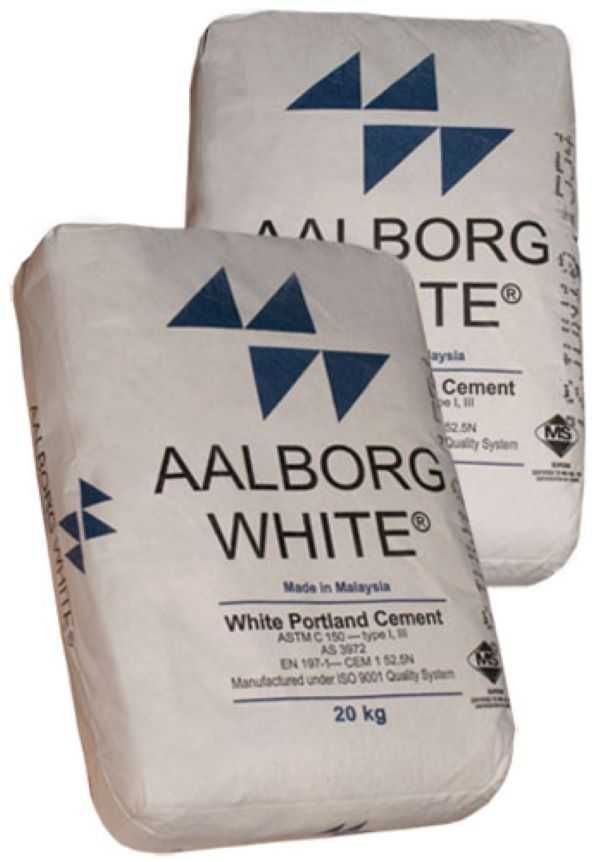 Cement Biały Portlandzki CEM I — AALBORG WHITE|IR ROYAL— kraj PROMOCJA