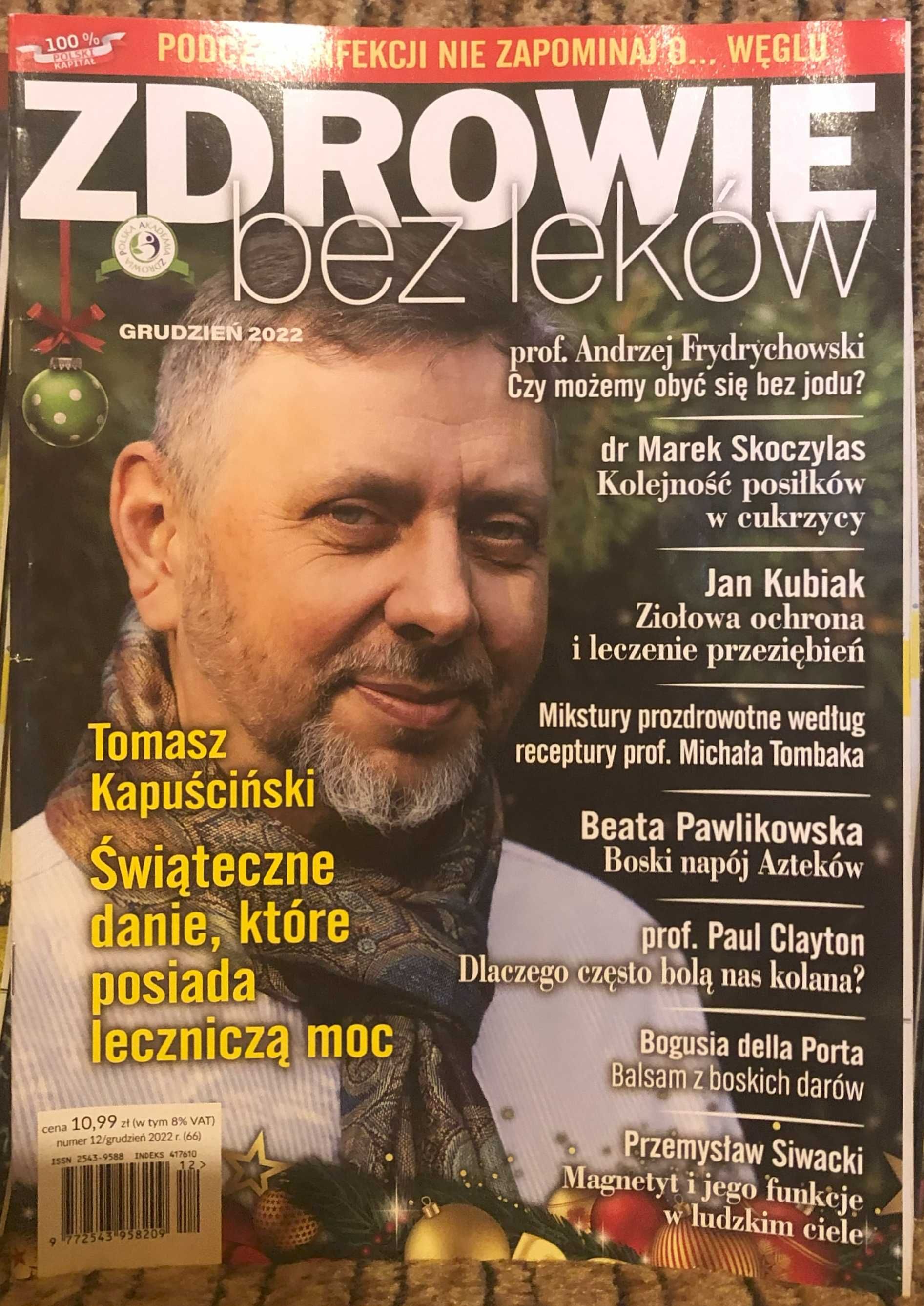 Zdrowie bez leków miesięcznik o zdrowiu - 41 numerów z lat 2019-23