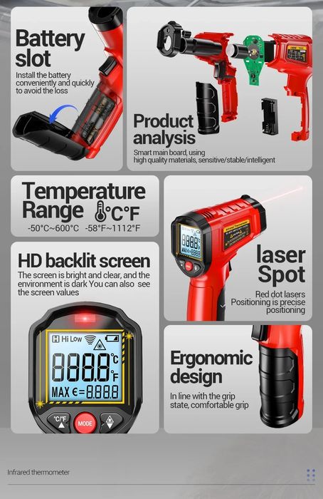 Termómetro Laser