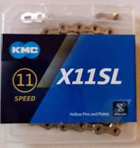 Łańcuch KMC X11SL-SIlver Wersja Box 118 ogniw 240g
