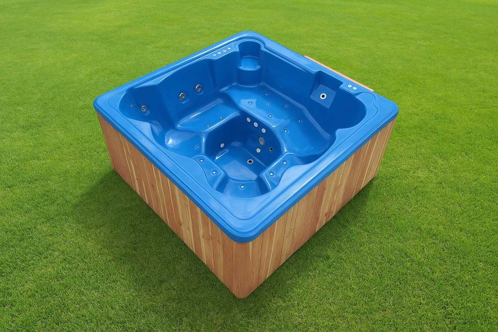 Jacuzzi całoroczne 6 os basen balia masaż pokrywa LED sauna transport