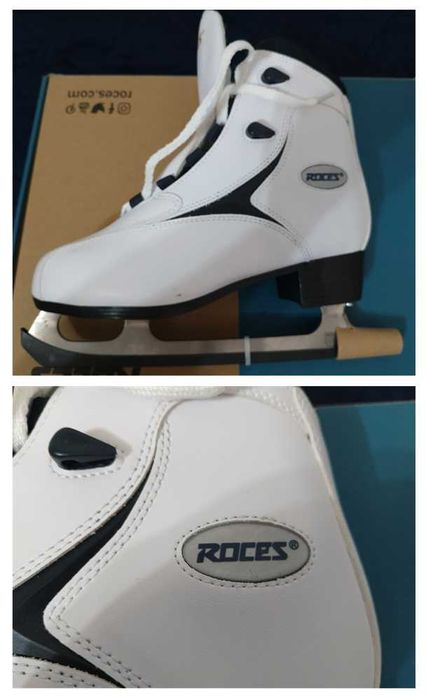 Roces patins de gelo em couro premium (307)
