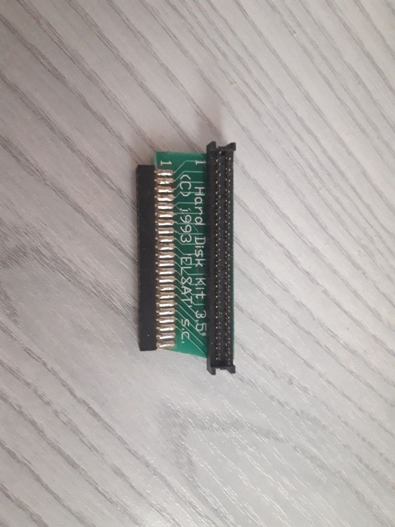 Amiga commodore elsat hard disk kit 2.5 3.5 przejściówka adapter