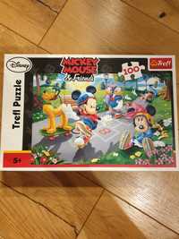 Puzzle Mickey Mouse 100 elementów 5+