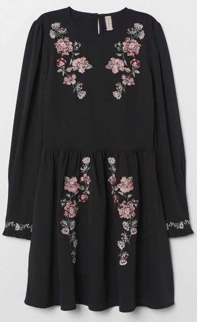 Продам сукня плаття вишиванка, якісн вишивка преміум,чорна H&M Швеція