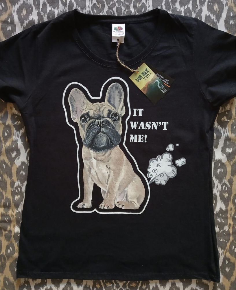 CUSTOM Twój zwierzak ręcznie malowany na kurtce/koszulce!