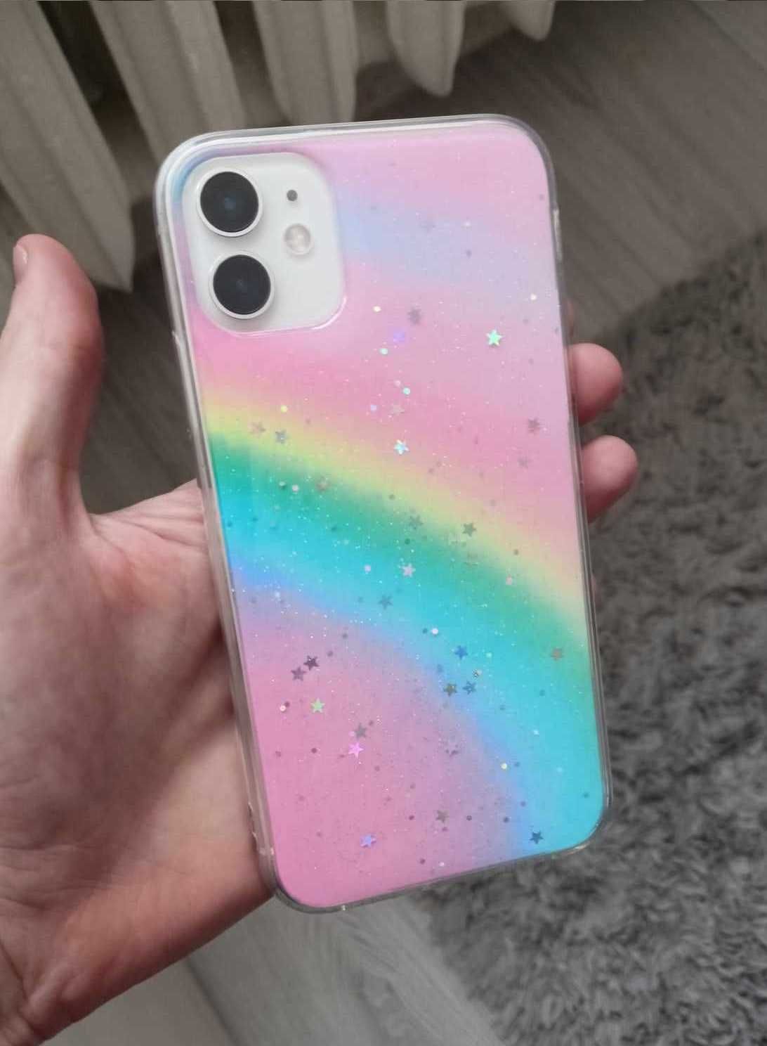 NOWE tęczowe, silikonowe etui/case/obudowa do Iphone 11