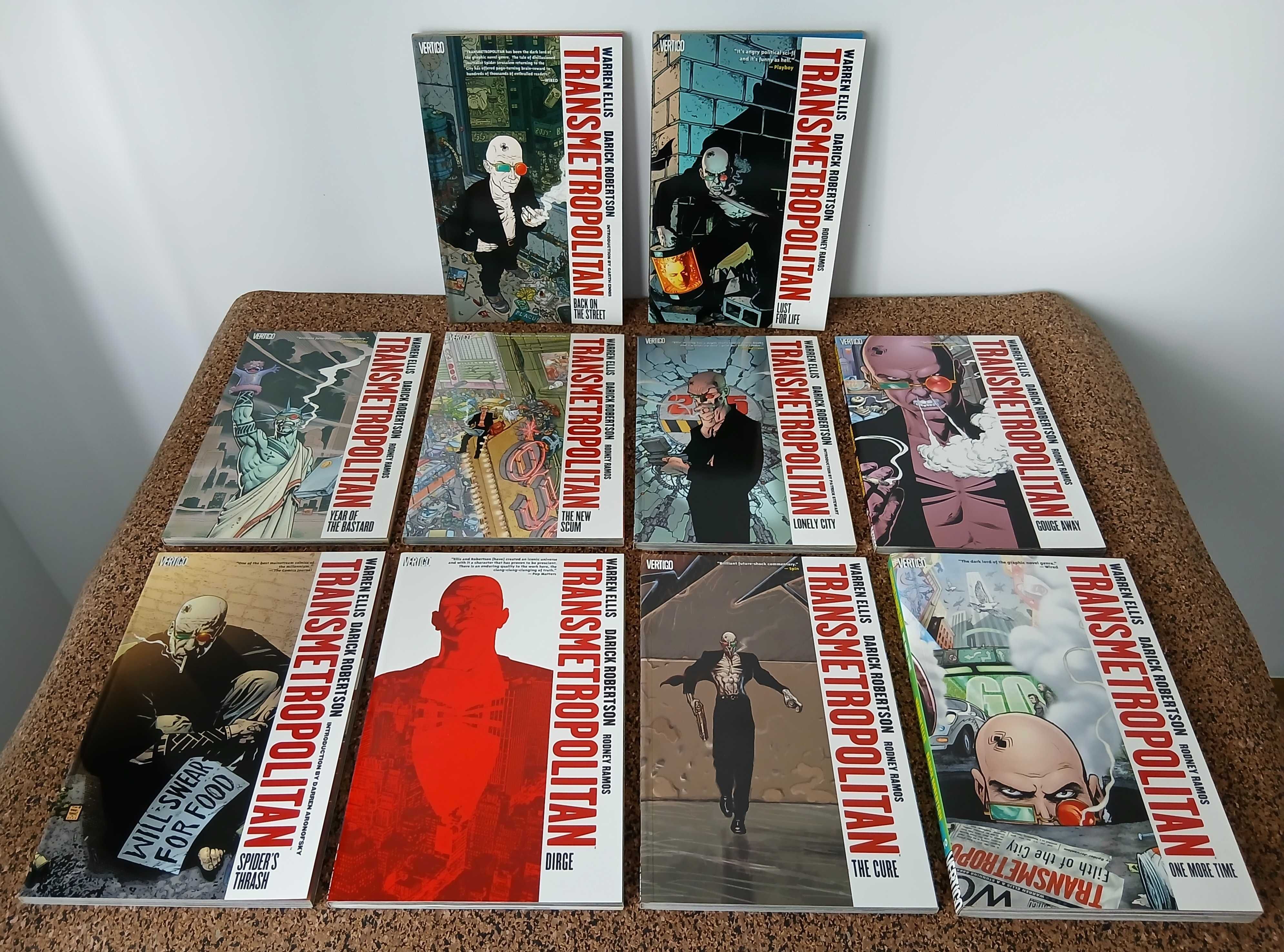 10 BDs - Transmetropolitan (coleção completa)