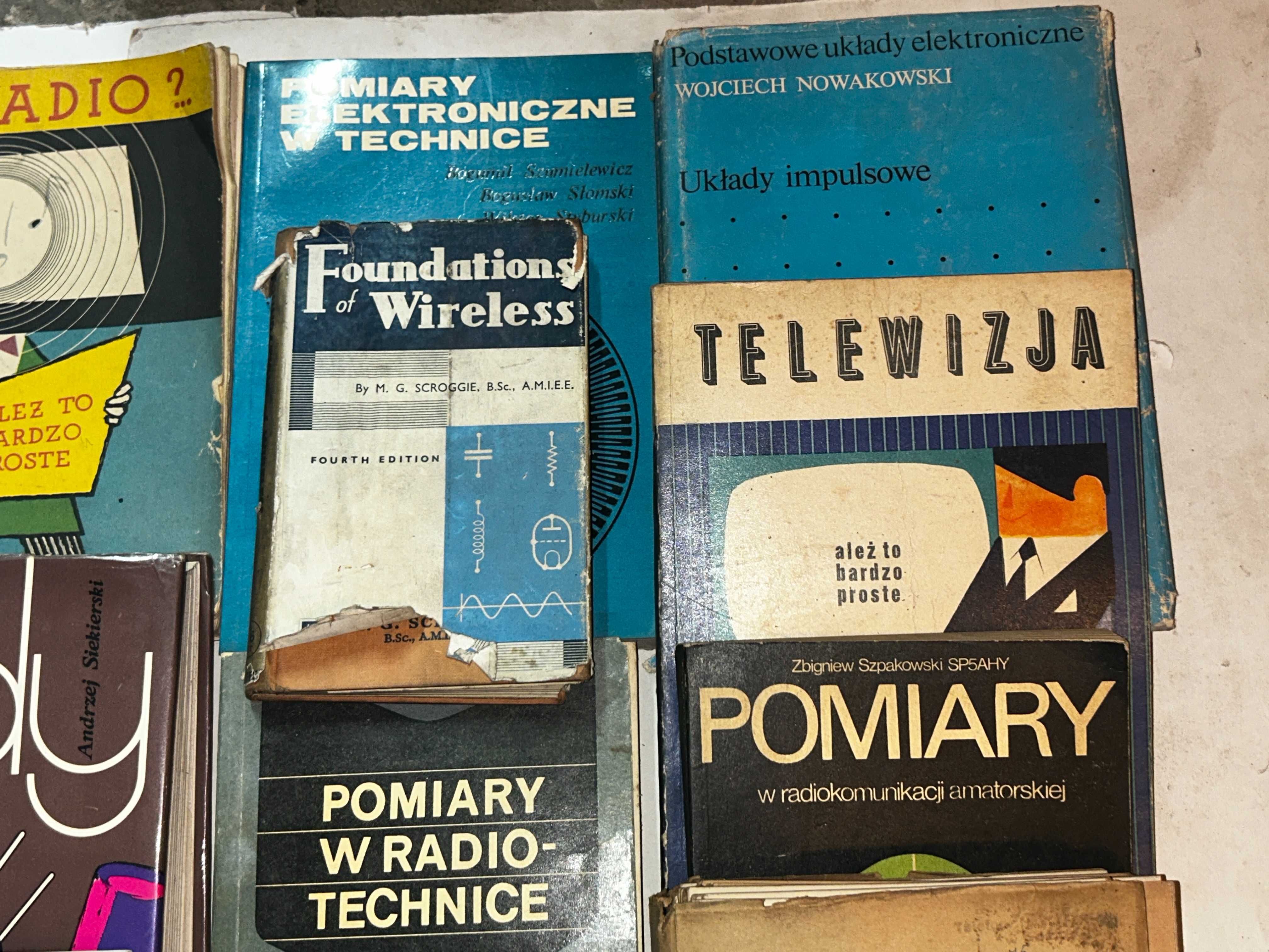 Książki ELEKTRONIKA Radio i inne...21 sztuk