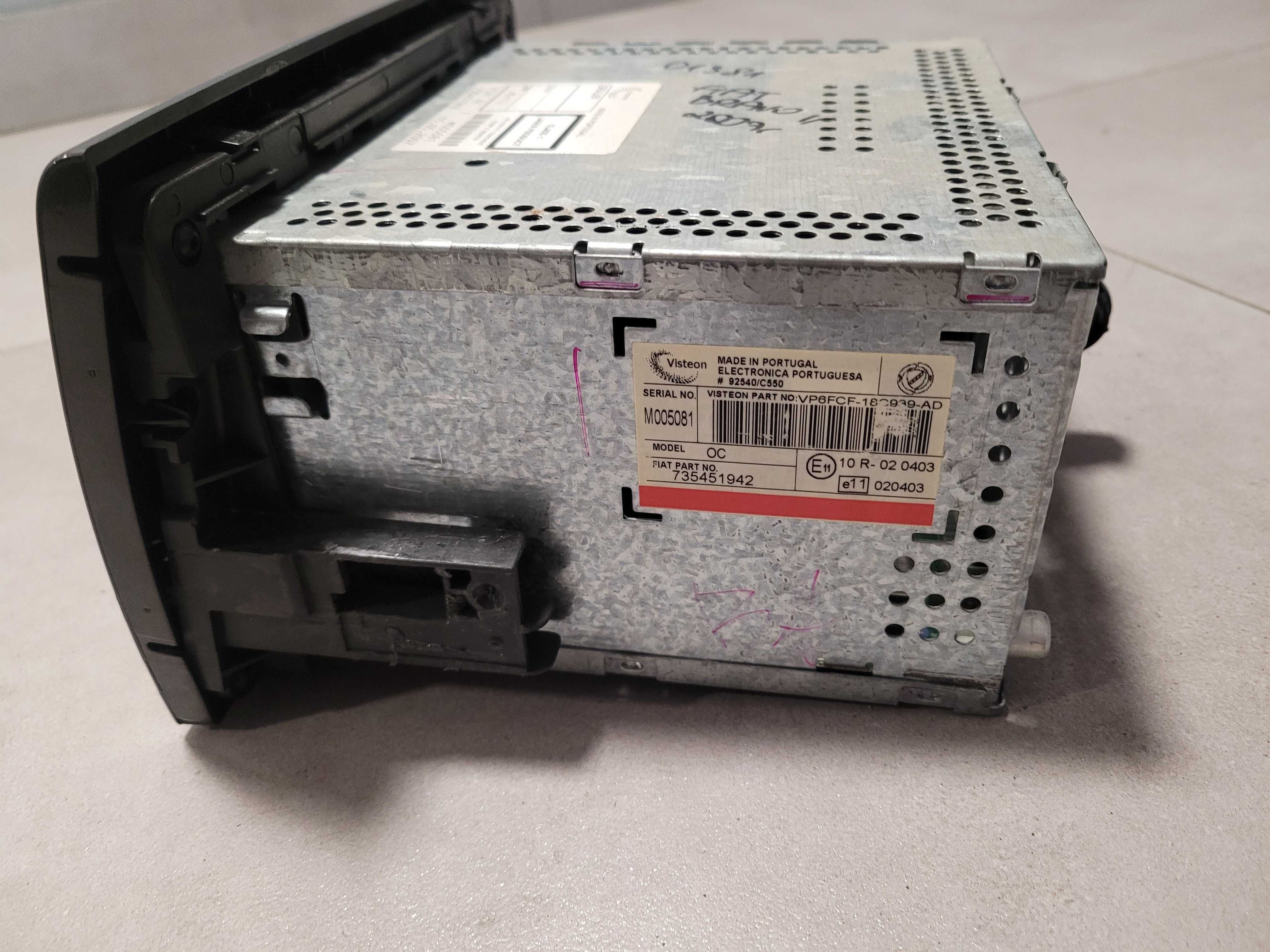 Radio samochodowe Fiat Bravo II 0.735.451.942
