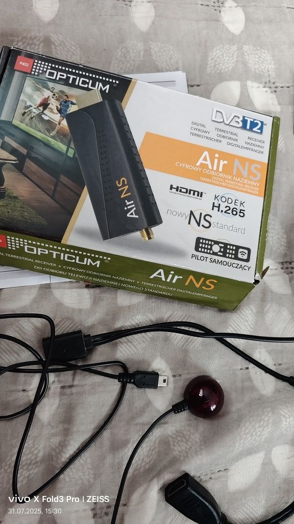 Tuner DVB-T2 Opticum Air Ns  gwarancja.