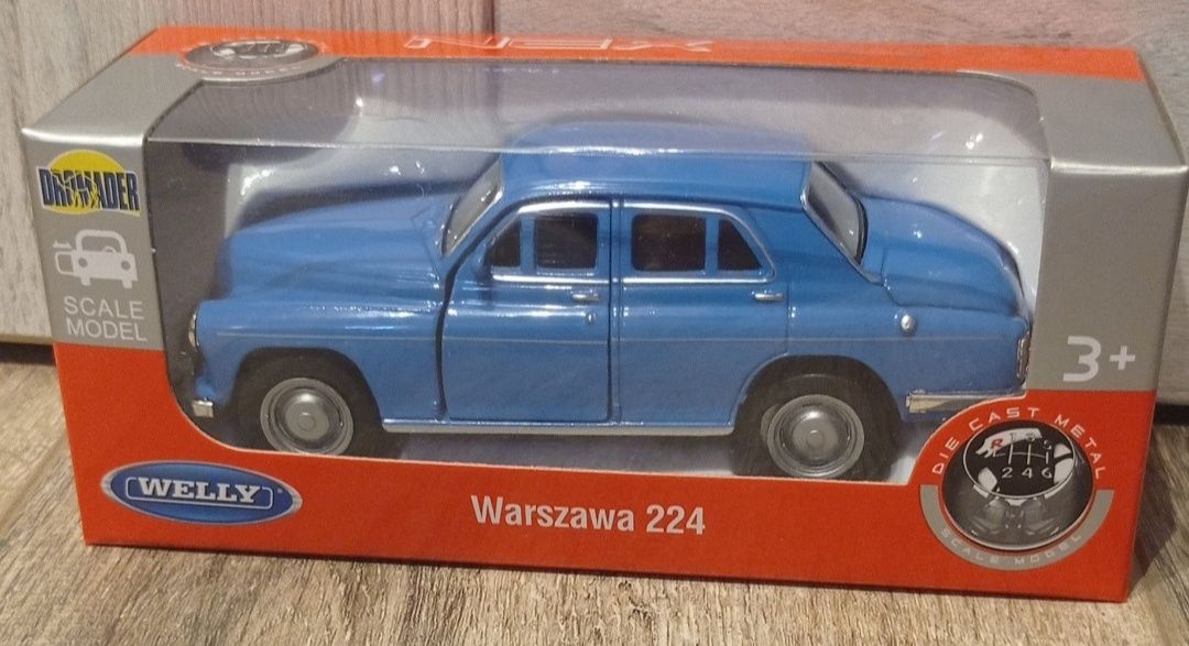 Welly Warszawa 224 PRL skala 1:34