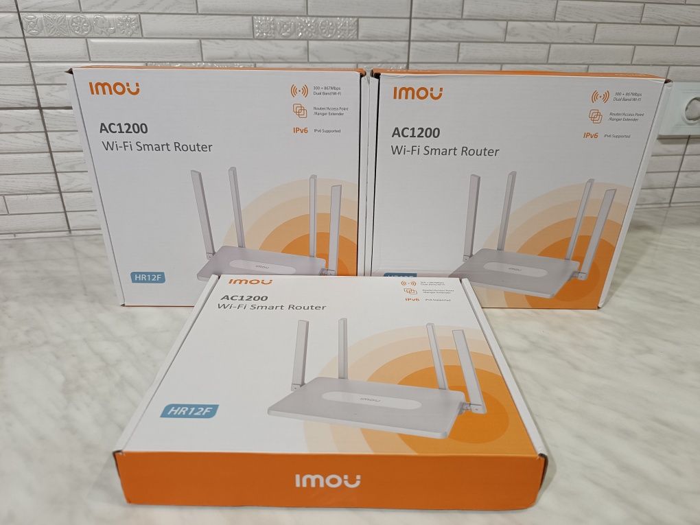 Wifi Роутер Imou AC1200 Двухдіапазонний, HR12F, 5 Gr, 4 анте