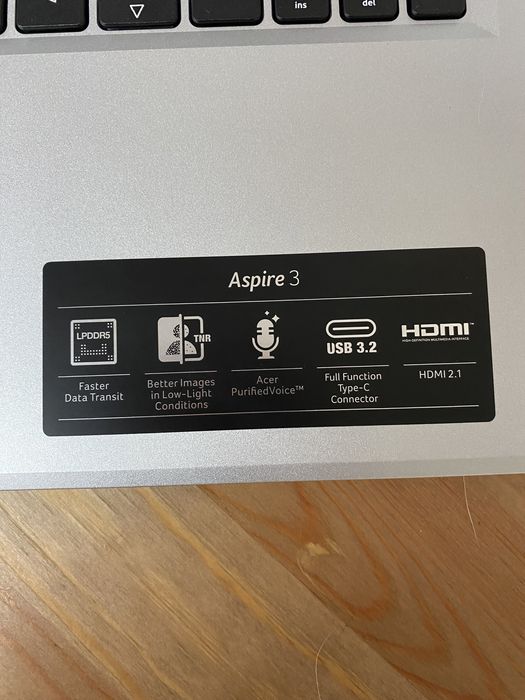 Acer aspire 3 AMD Ryzen pc portátil