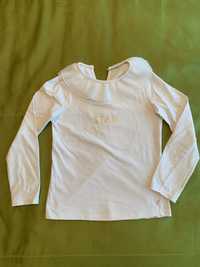 Biała bluzka z długim rękawem OKAIDI r. 134