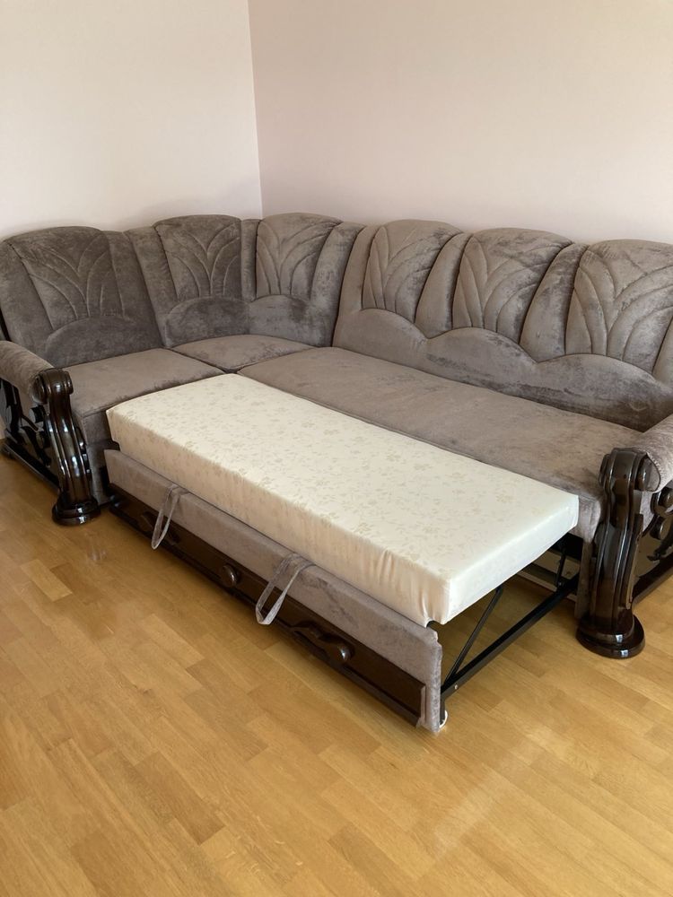 Кутовий диван(бархат)