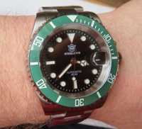 Zegarek diver automat Steeldive wr300 zielono czarny