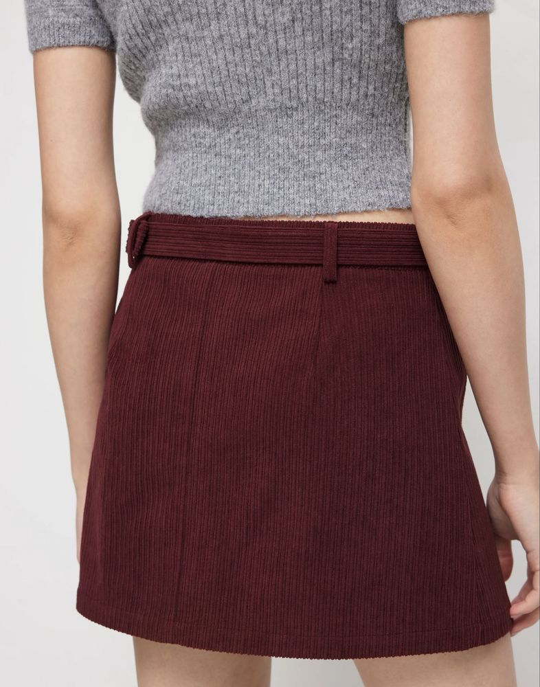 Mini saia Burgundy