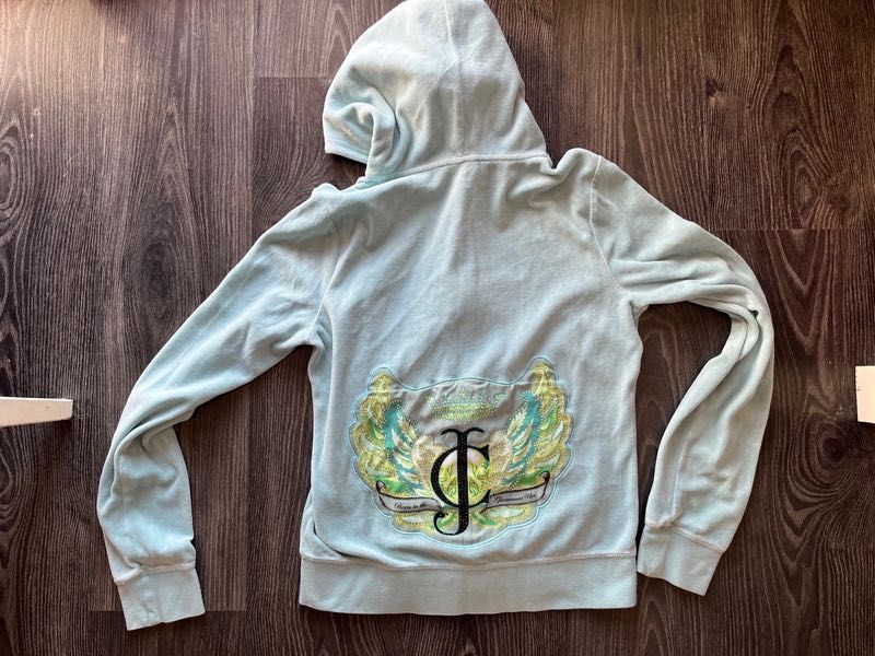 Juicy Couture bluza z kapturem kryształki diamenciki