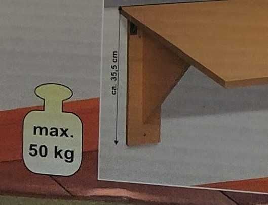 Mesa Rebativel- Montagem na Parede - Nova