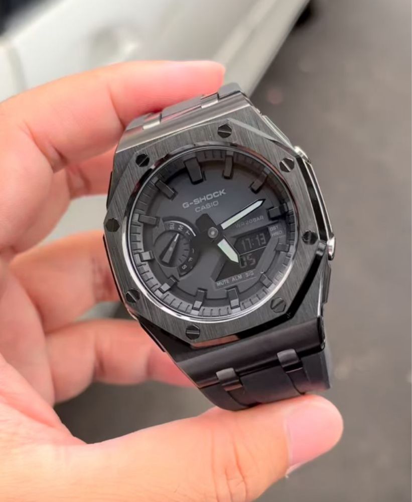 G-shock custom AP full black jak nowy audemars piquet look
