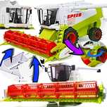 Duży Kombajn Zbożowy BIZON Zabawka Traktor z Napędem