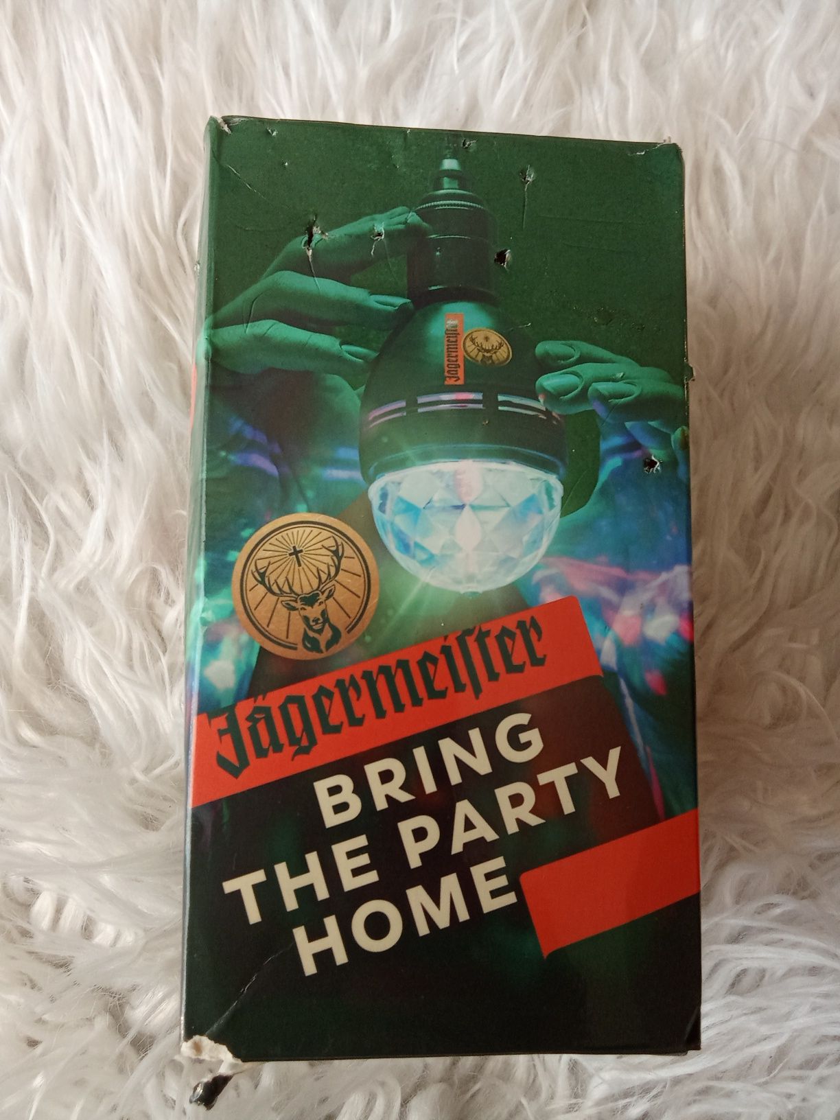 Żarówka dyskotekowa Jagermeister.