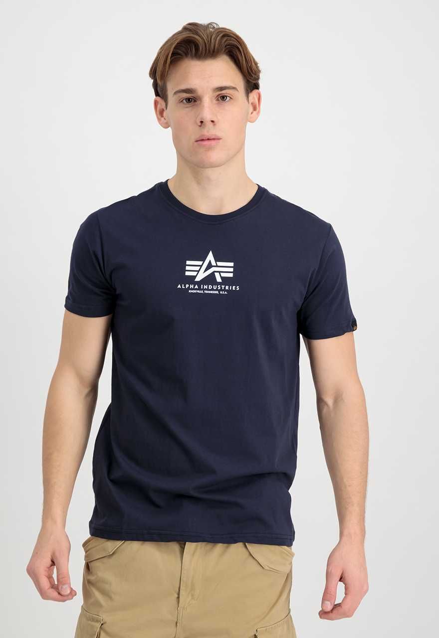 Alpha Industries t-shirt BASIC T ML 118533 REP.BLUE