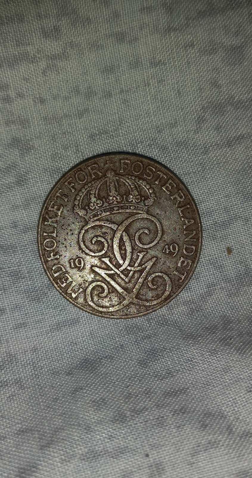 Монета 1949г антиквариат