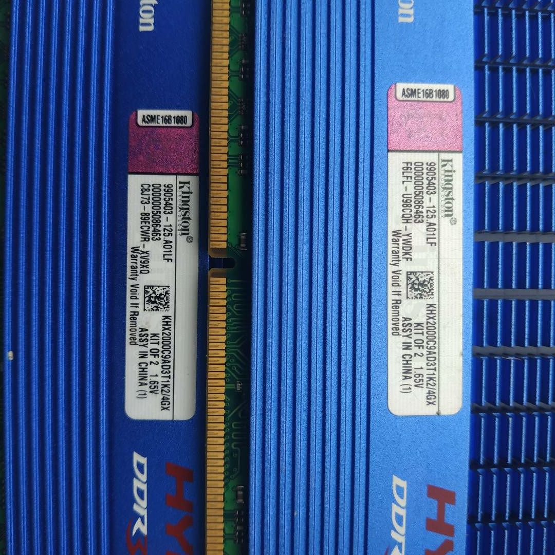 Оперативная память DDR 3 , 2*2gb