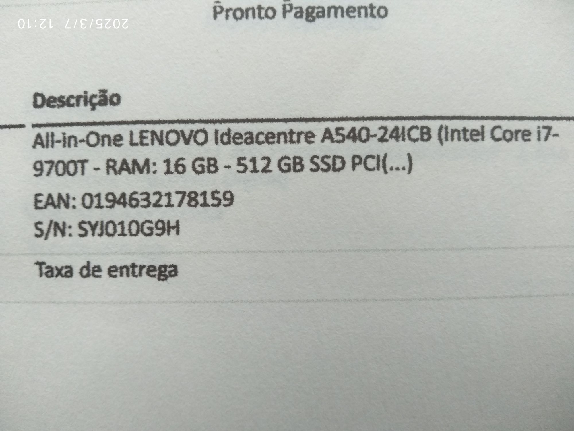 All-in-One LENOVO