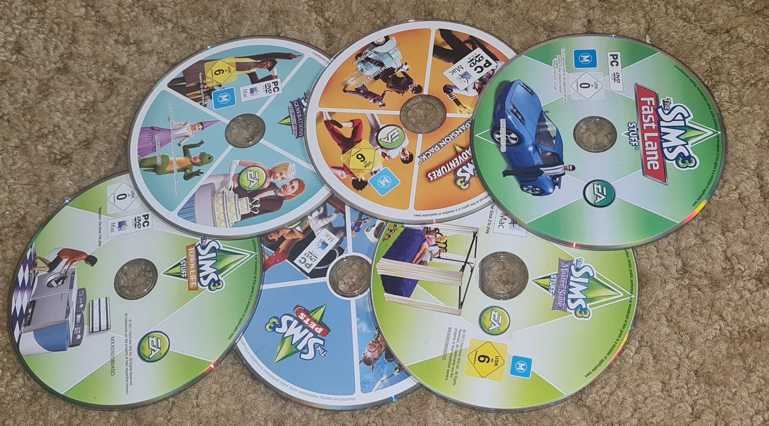 The Sims 3 Zestaw 6 Dodatków PC / PL
