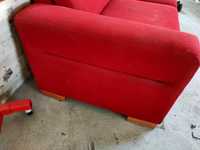 Kanapa sofa czerwona