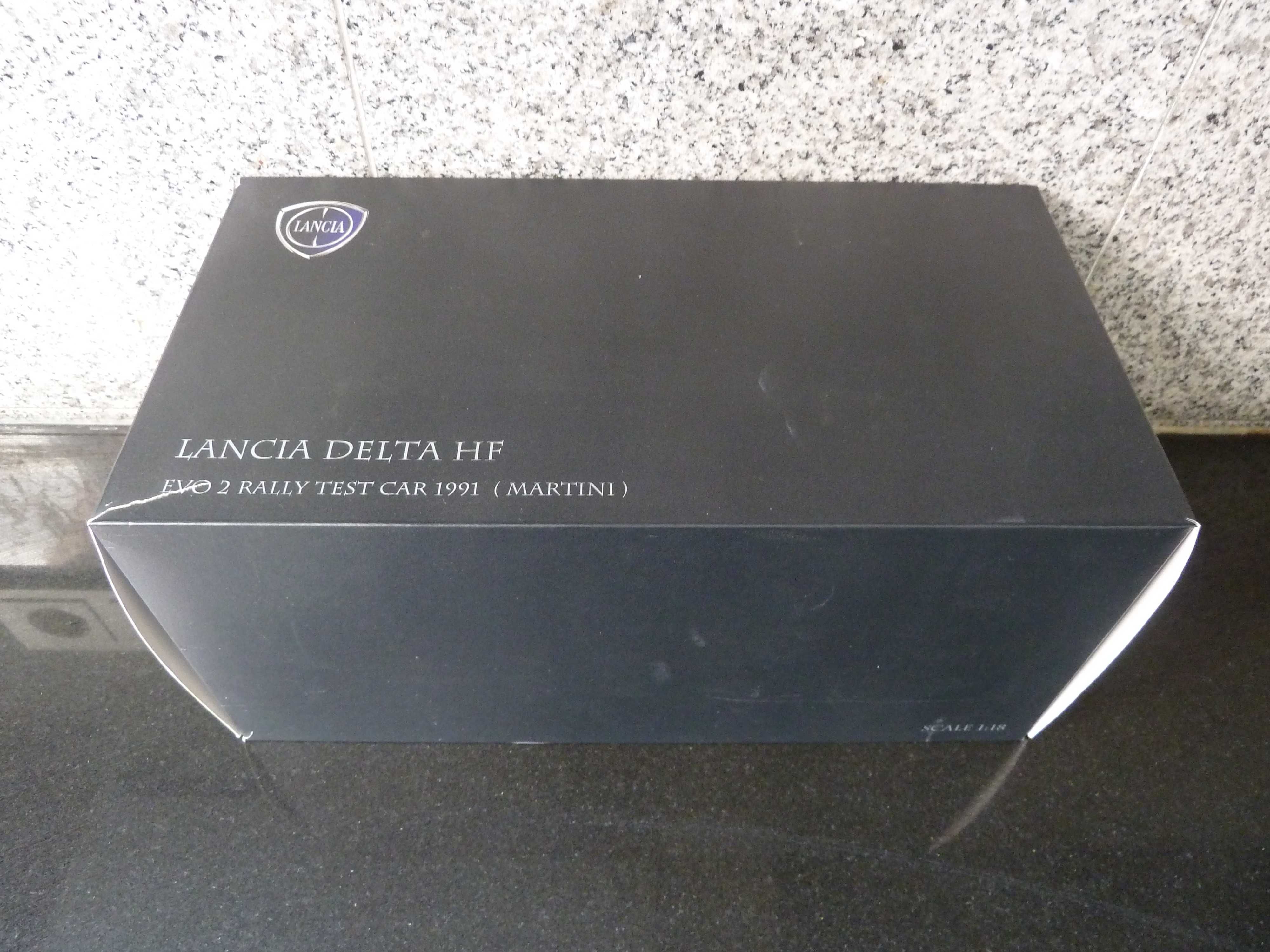 1:18 Kyosho, Lancia Delta HF Evo2 Test Car Martini AutoArt Minichamps