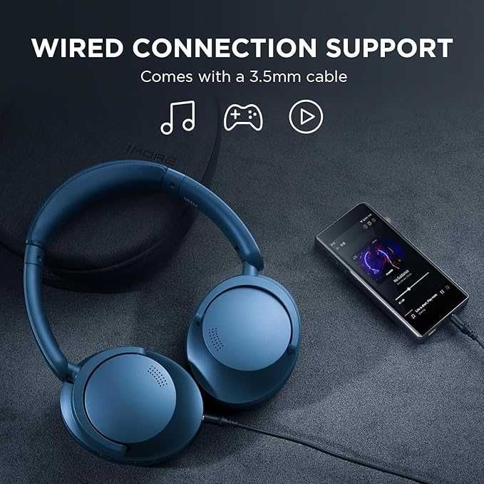 1MORE SonoFlow Noise Cancelling słuchawki bezprzewodowe - niebieskie