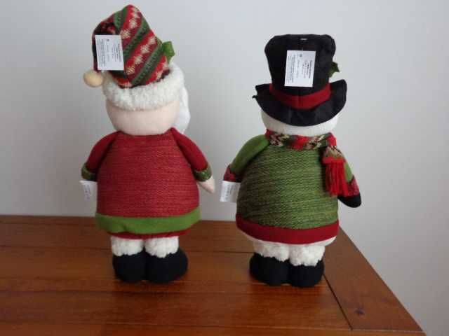 Pai Natal e Boneco de Neve