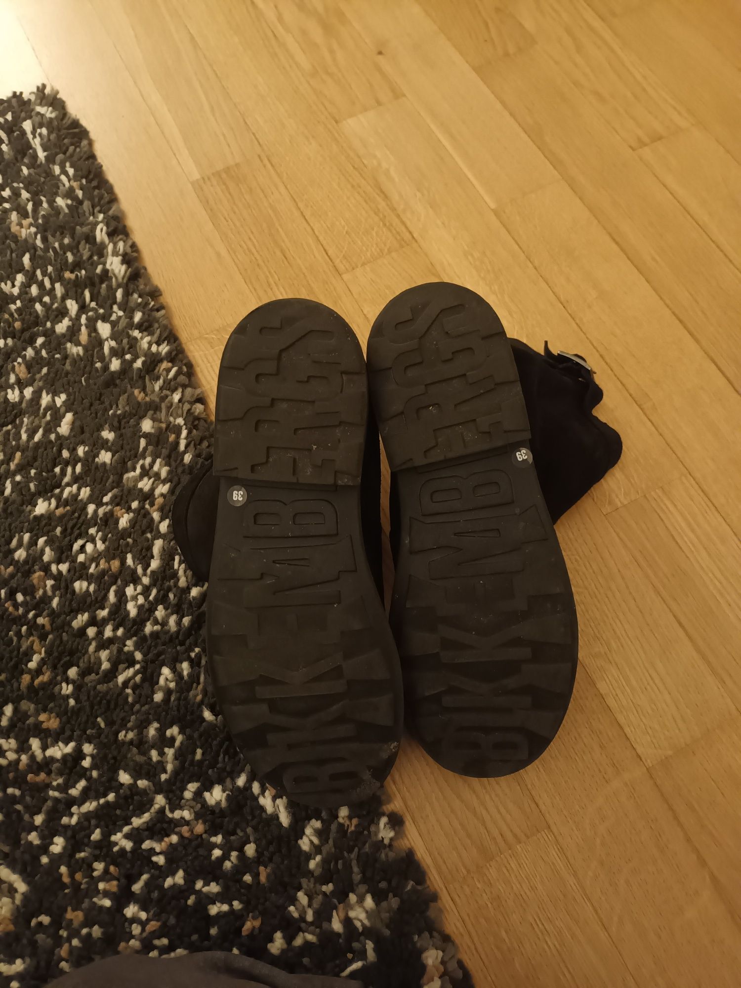 Bikkembergs, botki, nowe, zamsz