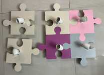 Lampy puzzle - Nowodvorski. Plafon i 2 kinkiety