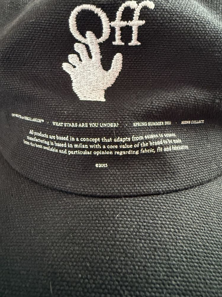 кепка off white